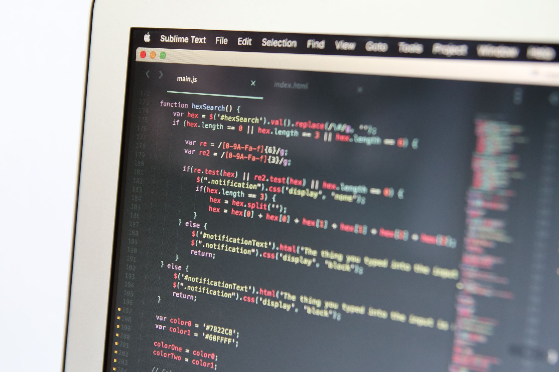 CSS clamp fluid typography values shown as design tokens on a code editor screen
