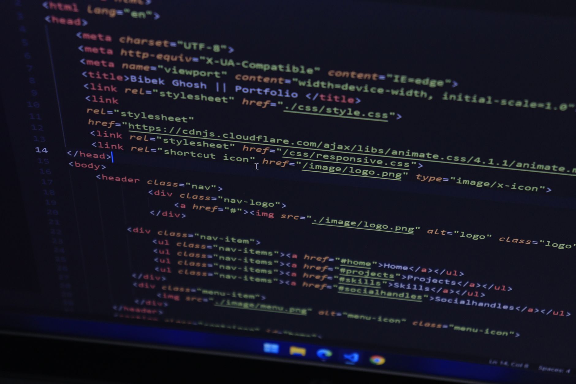 Close-up of CSS view transitions API and @starting-style code in a dark editor